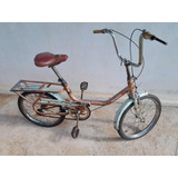 Bicicleta Monark Monareta Aro 20 Anos 70 Antiga Para Restaur