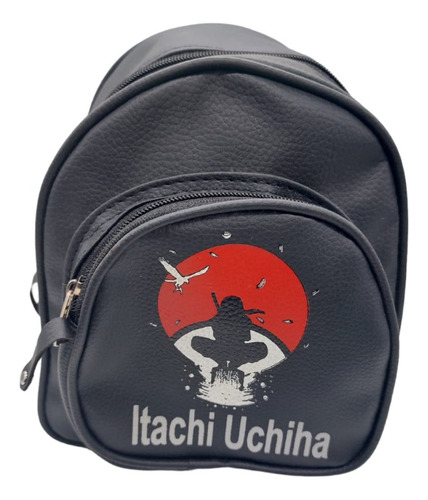 Mochila Mini Cartera Itachi Uchiha Naruto Shippuden Otaku 02