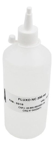 Fluxo Liquido Para Solda Branco 250ml - Tradição E Qualidade