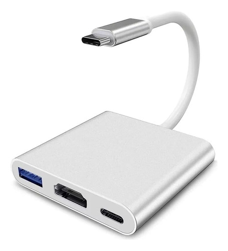 Adaptador Macbook Usb-c A Hdmi 4k Usb 3.0 Usb-c Ultra Hd