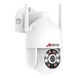 5g / 2.4g Cámara De Seguridad Wifi Anran N50w1510 5mp Resolución Visión Nocturna Con Luz Blanca, 360 Ptz Movimiento