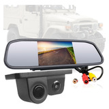 Kit Estacionamento Sensor Camera Retrovisor Lcd Band Jipe