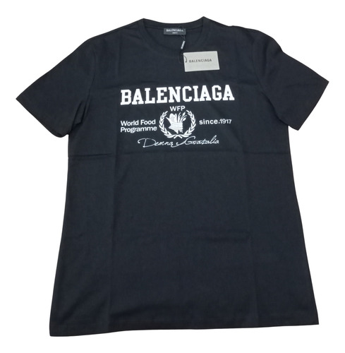 Playera De Hombre Balenciaga Negra Wfp