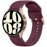 Malla Silicona Para Samsung Watch 6 Classic 43 47mm Bordo