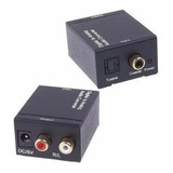 Conversor Óptico Spdif Toslink E Coaxial Digital Para Rca