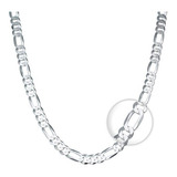 Cadena Cartier 3 X 1 Hombre, Plata 925, 50 Cm., 5.8 Mm. 