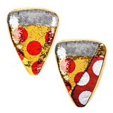 Cojín Forest & Twelfth Pizza Slice, Reversible Con Lentejuel