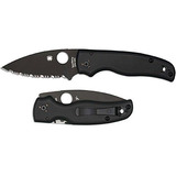 Spyderco Shaman Carpeta 3,6 Pulgadas Serrado Mango G10 Negro