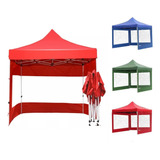 Tenda Gazebo Barraca Articulado Parede Lateral 3x3m Cores