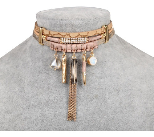 Bohemia Tassel Choker Gargantilla