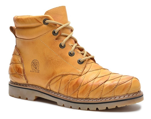 Bota Masculina Coturno Escamado Tamanhos 33 Ao 46