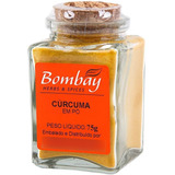 Cúrcuma Pó Bombay Herbs & Spices Vidro 75g