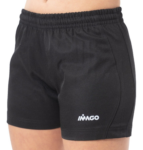 Short Mujer Rugby Liso Imago Deportivo Running Gimnasio