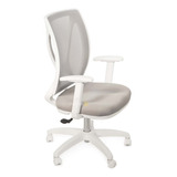 Silla Escritorio Indar Alma Blanca Ergonomica Bzo Regulable