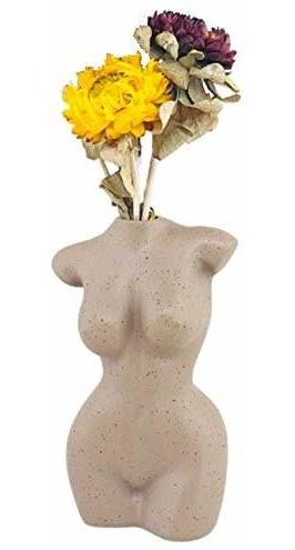 Florero De Cuerpo Femenino Para Decoración De Baño Boho, F