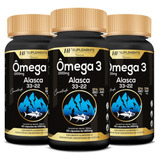 Kit 3x Omega 3 Concentrado Importado Do Alasca 60caps