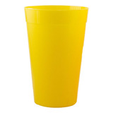 Eco Vaso Plastico Color Reutilizable Fiestas 1 Litro X 80u.