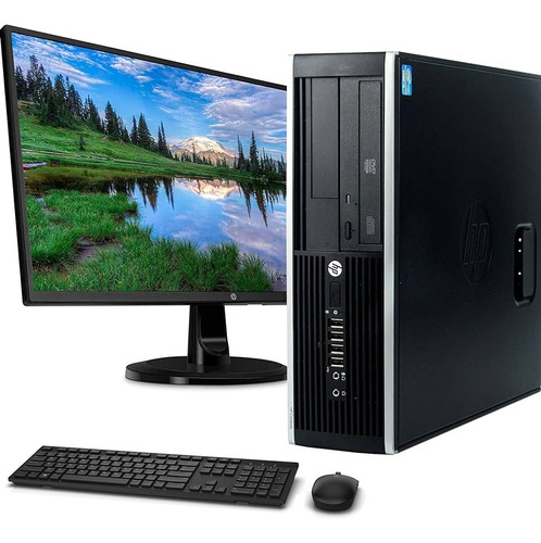 Kit Pc Hp I3 + Monitor + Camara +wifi, 8 Gb Ram +ssd