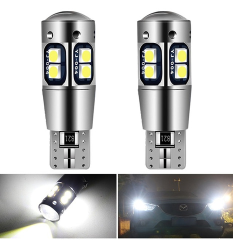 Bombillos Led T10 Cocuyos - 10 Puntos Smd 3030 Ultrabrillant