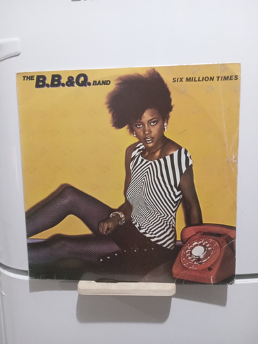 Lp The B.b.& Q Band - Six Million Times Nacional Usado 1983 