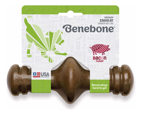 Benebone Medium Zaggler Hueso Masticable Juguete Perro