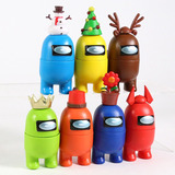 7pcs Amonus Navidad Animal Muñecas Juguetes Juego