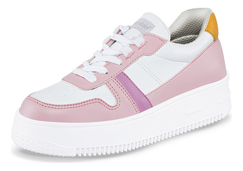 Tenis Razi Bajo Rosa Para Mujer Croydon