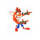 Figura Crash Bandicoot 12cm Y Aku Aku 8cm Impresion 3d