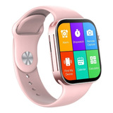 Fralugio Smart Watch Reloj Inteligente I8 Pro Max Full Touch Color De La Caja Rosa