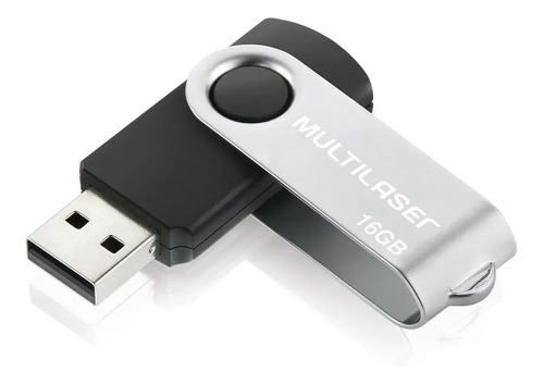 Pendrive Multilaser Twist 16gb Usb Original Nfe Pd588 