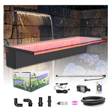 Longrun Fuente De Piscina Multicolor Con Luz Led Para Exteri