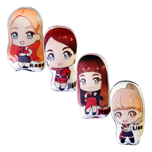 Pack Mini Peluche Blackpink Blinks Kpop Contiene 4 Piezas