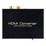 Convertidor Óptico Rca L/r Hd, Hdmi A Hdmi Y Spdif