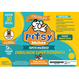 Tapete Pitsy Bichos Higiênico 85x60 - 30 Unidades