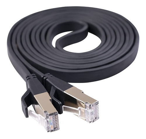 Cable Red Plano Categoria 8 Cat8 Rj45 Ethernet 5m 40gbps