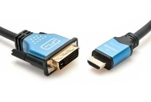 Bluerigger Alta Velocidad Hdmi A Dvi Cable Adaptador (25 Pie