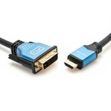 Bluerigger Alta Velocidad Hdmi A Dvi Cable Adaptador (25 Pie