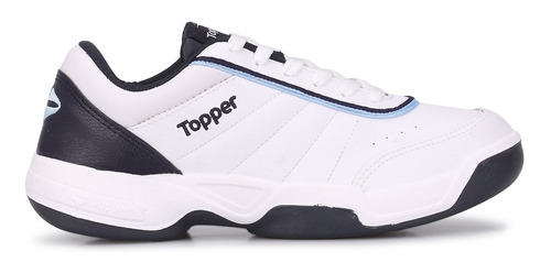 Zapatillas Topper Tie Break Iii Tenis Bco/azul 9700