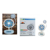 Ventilador Recargable De 3 Velocidades, Con Lampara Led Cantidad De Aspas 7 Color De La Estructura Blanco Color De Las Aspas Blanco Diámetro 16 Cm Material De Las Aspas Plástico