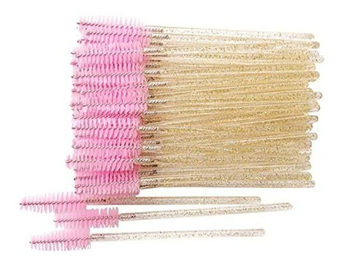 Cepillo De Rímel - 300 Pack Glitter Mascara Wands Disposable