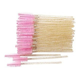 Cepillo De Rímel - 300 Pack Glitter Mascara Wands Disposable