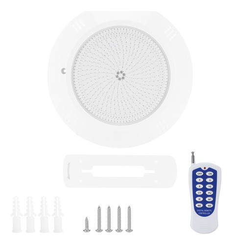 Luz De Piscina Rgbw, 35 W, Control Remoto Para Natación, 468