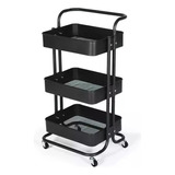 Carro Organizador Mueble Estante De Almacenamiento 3 Niveles