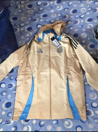 Campera De Argentina adidas Tiro All Weather Beige