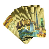 Baraja Dorada Poker Gold Dubai Cartas Luxury