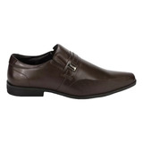 Sapato Social Couro Ferracini Masculino Liverpool 4082 Café