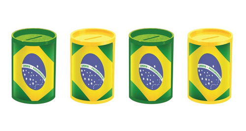 50 Cofrinhos Copa Seleção Brasil