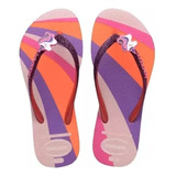 Chinelo Infantil Havaianas Slim Glitter Me Unicórnio