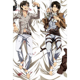 Dakimakura Shingeki No Kyojin 1 Lados+relleno 50 X 150