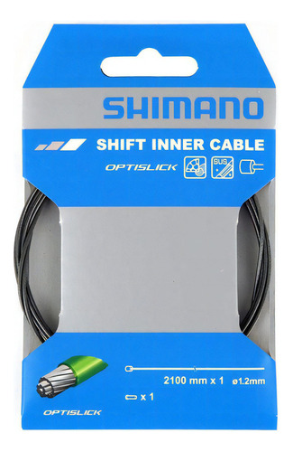 Cable Cambio Bicicleta Shimano 2100mm Acero Inox Optislick 